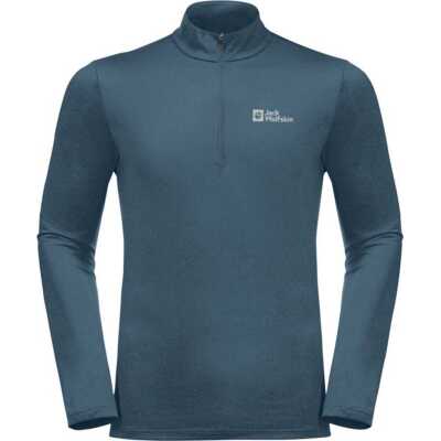 Jack Wolfskin Men's Sky Thermal Half Zip Midnight Sky
