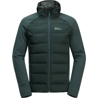 Jack Wolfskin Men's Tasman Down Hybrid Black Olive