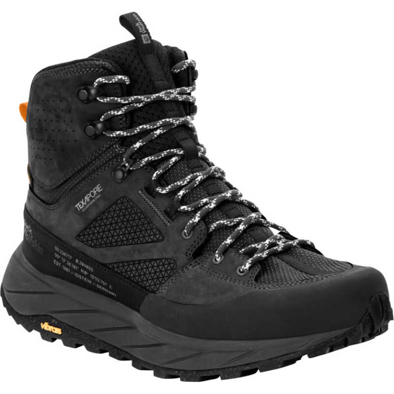 Jack Wolfskin Men's Terraquest Texapore Mid Black Jack Wolfskin Men's Terraquest Texapore Mid Black