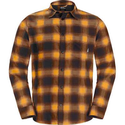 Jack Wolfskin Men's Wanderweg Shirt Mustard
