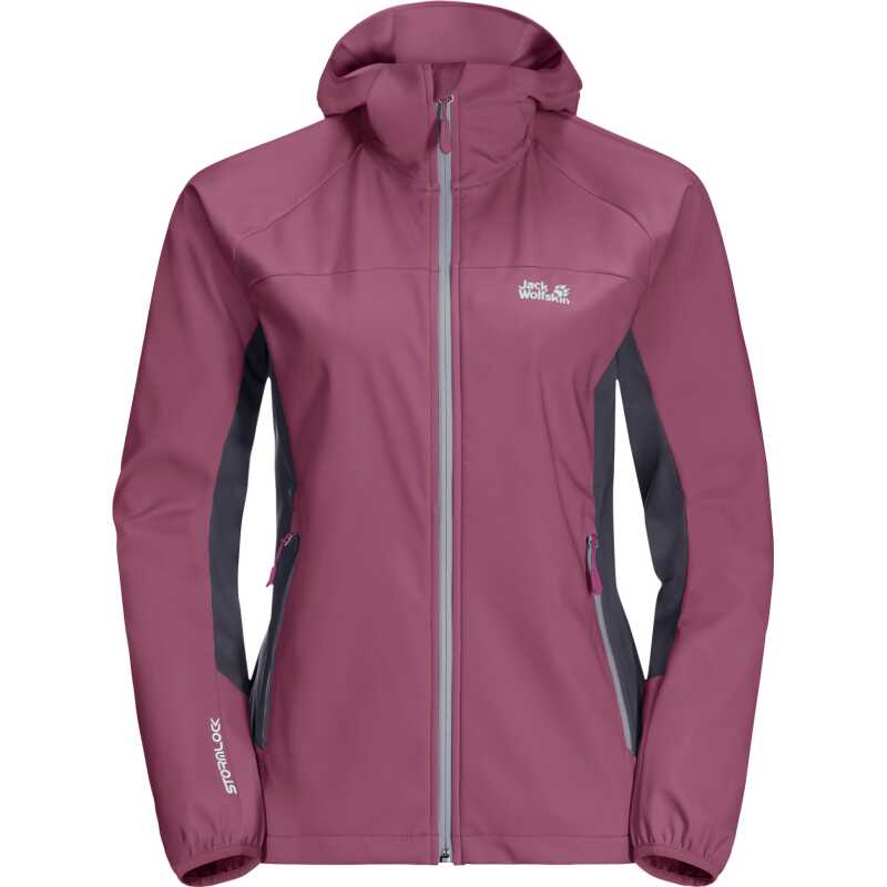 Jack Wolfskin Women's Eagle Peak II Softshell Violet Quartz Jack Wolfskin Women's Eagle Peak II Softshell Violet Quartz