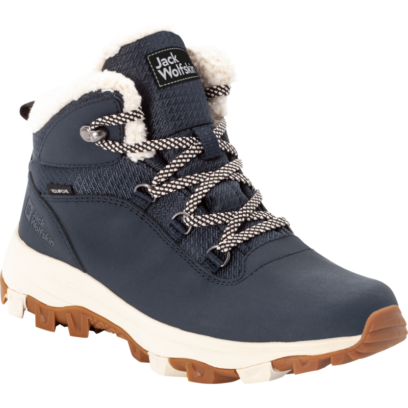 Jack Wolfskin Women's Everquest Texapore Mid Dark Blue/Off-White Jack Wolfskin Women's Everquest Texapore Mid Dark Blue/Off-White