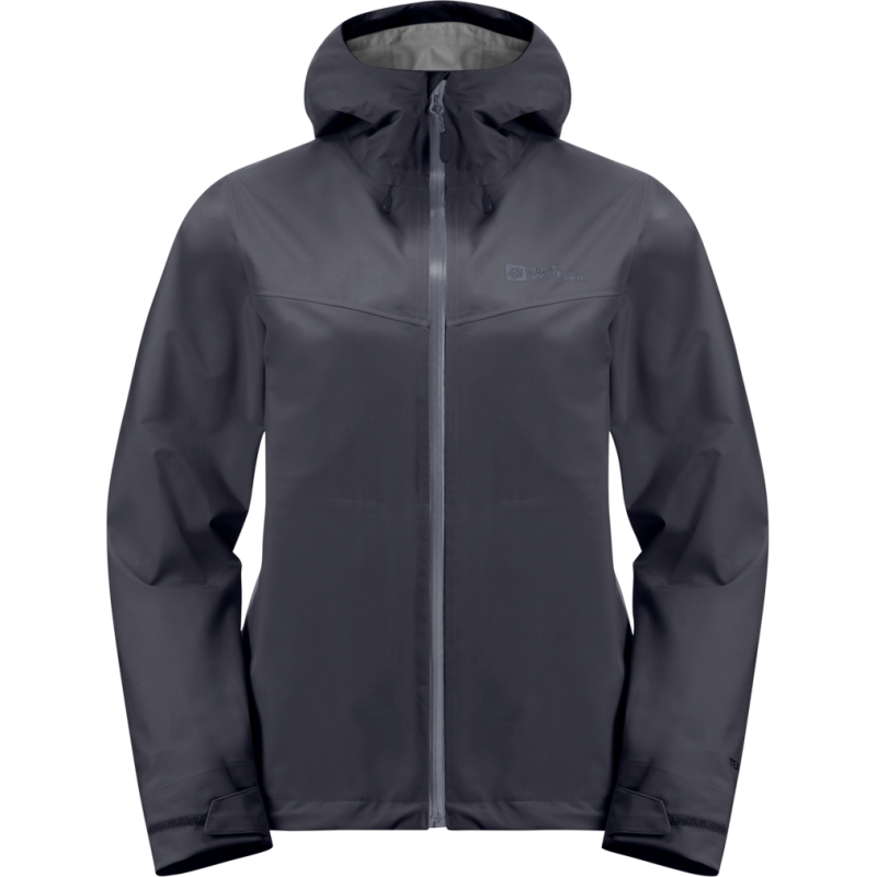 Jack Wolfskin Women's Highest Peak 3 Layer Jacket Graphite Jack Wolfskin Women's Highest Peak 3 Layer Jacket Graphite