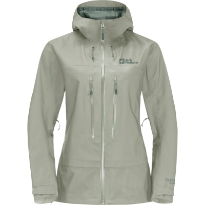 Jack Wolfskin Women's Kammweg 3-Layer Jacket Mint Leaf