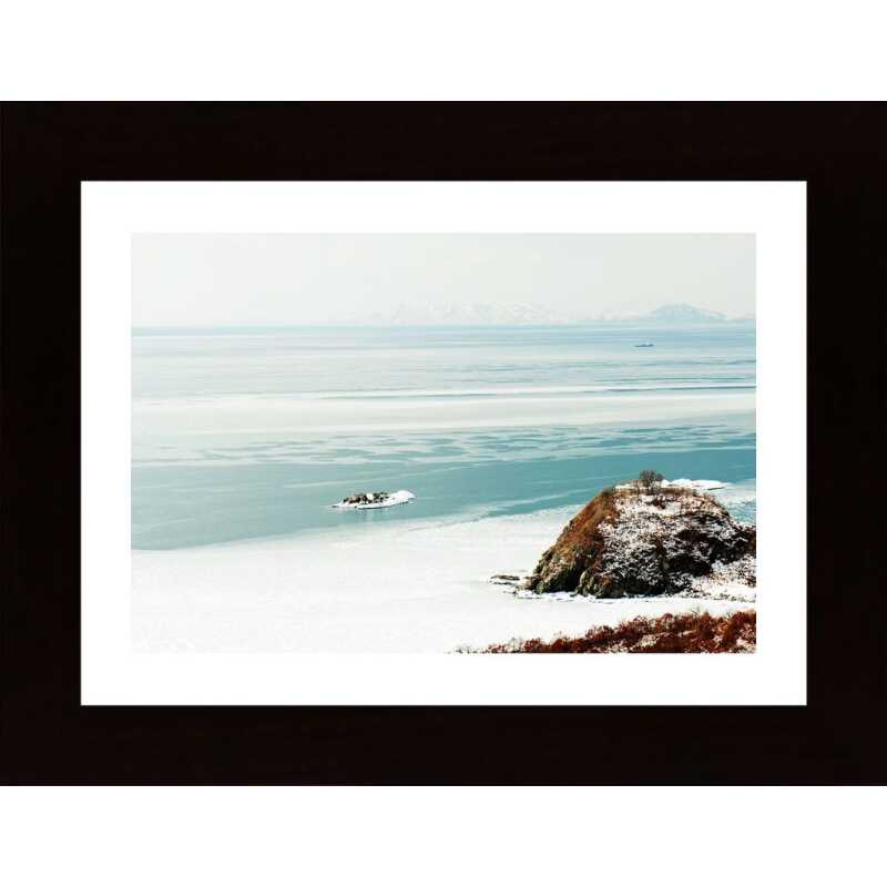 Japan Sea In Winter Poster