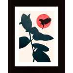 Japanese Bird Poster