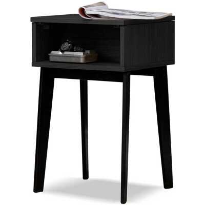 Jensen Charon Sängbord 39x35x62 Svart