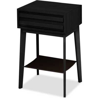 Jensen Eicon Tall Högt Sängbord 45x40x72,5 Svart