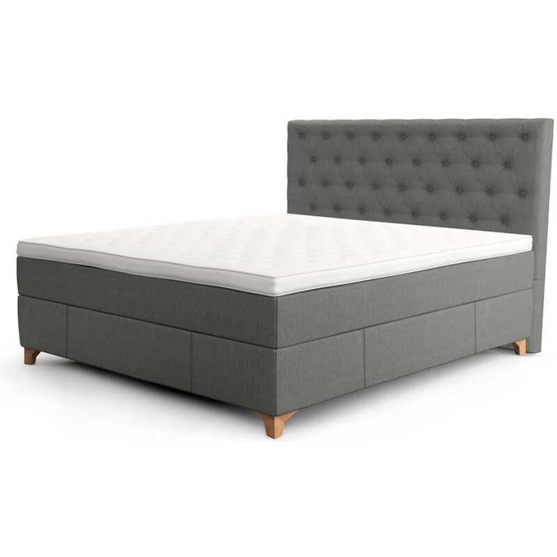 Jensen Supreme Kontinentalsäng 210x200 Grå