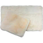 Julie Offwhite 60x100 cm + 50x60 cm 2-Pack Badrumsmatta
