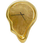 KARE DESIGN Big Drop Gold väggklocka - guld polyresin