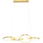KARE DESIGN Galaxy taklampa, LED, dimbar, höjdjusterbar - guld aluminium och mässingsstål