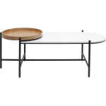 KARE DESIGN Layered Soffbord - Marmor, Askplywood, Stål