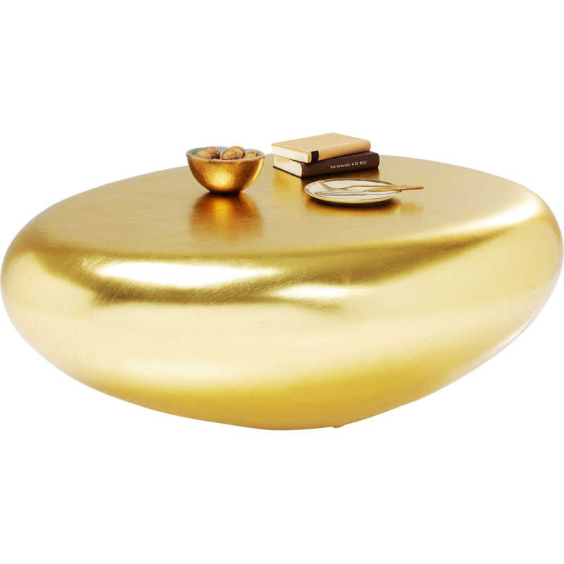 KARE DESIGN Pebble Guld Soffbord - Guldfiberglas