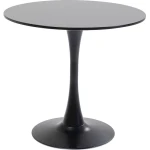 KARE DESIGN Schickeria soffbord, runt - svart MDF och svart stål