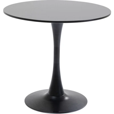 KARE DESIGN Schickeria soffbord, runt - svart MDF och svart stål