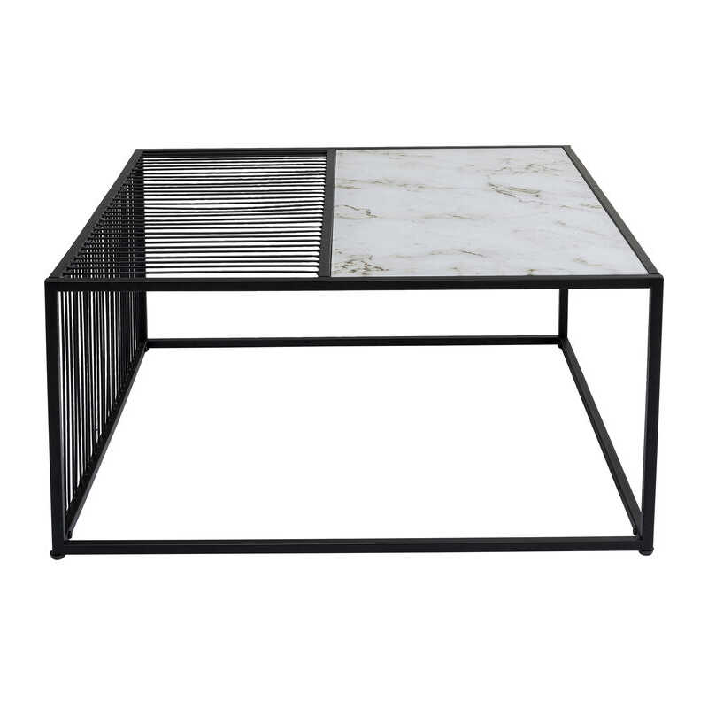 KARE DESIGN Twice soffbord, fyrkantigt - glas och stål