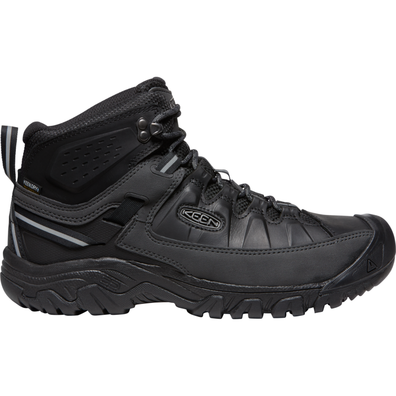 Keen Men's Targhee III Waterproof Mid Triple Black Keen Men's Targhee III Waterproof Mid Triple Black