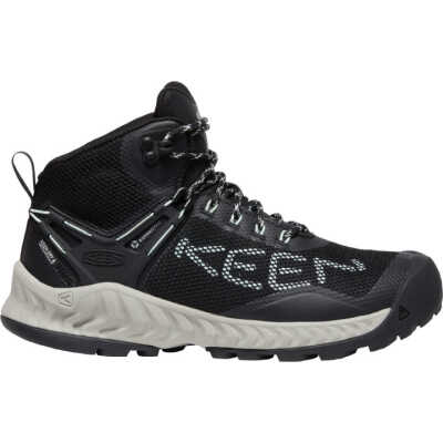 Keen Women's Nxis Evo Mid Waterproof Black-Blue Glass