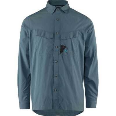 Klättermusen Men's Syn Long Sleeve Shirt Thistle Blue