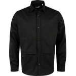 Knowledge Cotton Apparel Men's Larch Utility Shirt Black Jet
