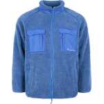 Knowledge Cotton Apparel Men's Oversized Raglan Teddy Polyester Zip Sweat Limoges
