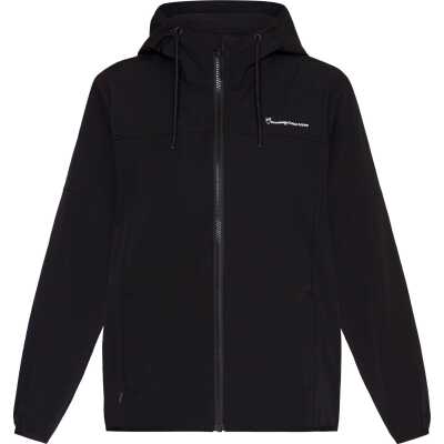 Knowledge Cotton Apparel Women's Stretchy Ribstop Trail Jacket Black Jet