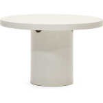 LAFORMA Aiguablava matbord, runt - vit cement