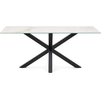 LAFORMA Argo bord 180 cm porslin med svarta ben