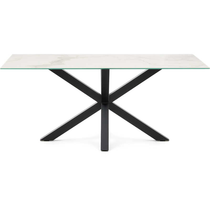 LAFORMA Argo bord 180 cm porslin med svarta ben