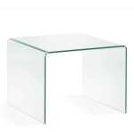 LAFORMA Burano Sidobord, Fyrkantigt - Klarglas