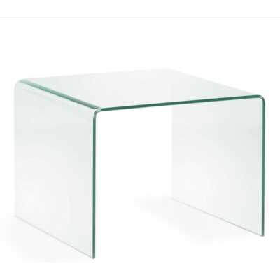 LAFORMA Burano Sidobord, Fyrkantigt - Klarglas