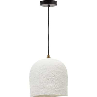 LAFORMA Calvia taklampa, rund - vit papier-maché