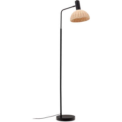 LAFORMA Damila golvlampa i rotting och svart metall