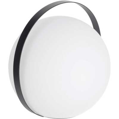 LAFORMA Dinesh bordslampa, sladdlös - vit polyeten och svart stål