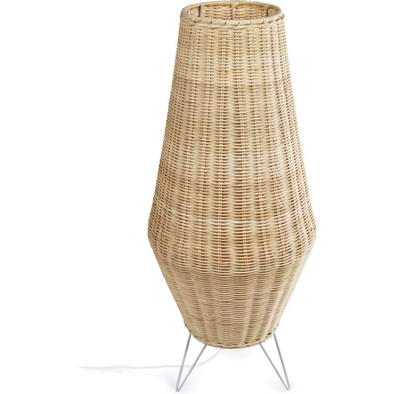 LAFORMA Kamaria bordslampa - naturrotting och metall LAFORMA Kamaria bordslampa - naturrotting och metall