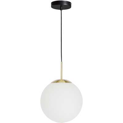 LAFORMA Mahala Taklampa - Vitt Glas och Mässingsstål