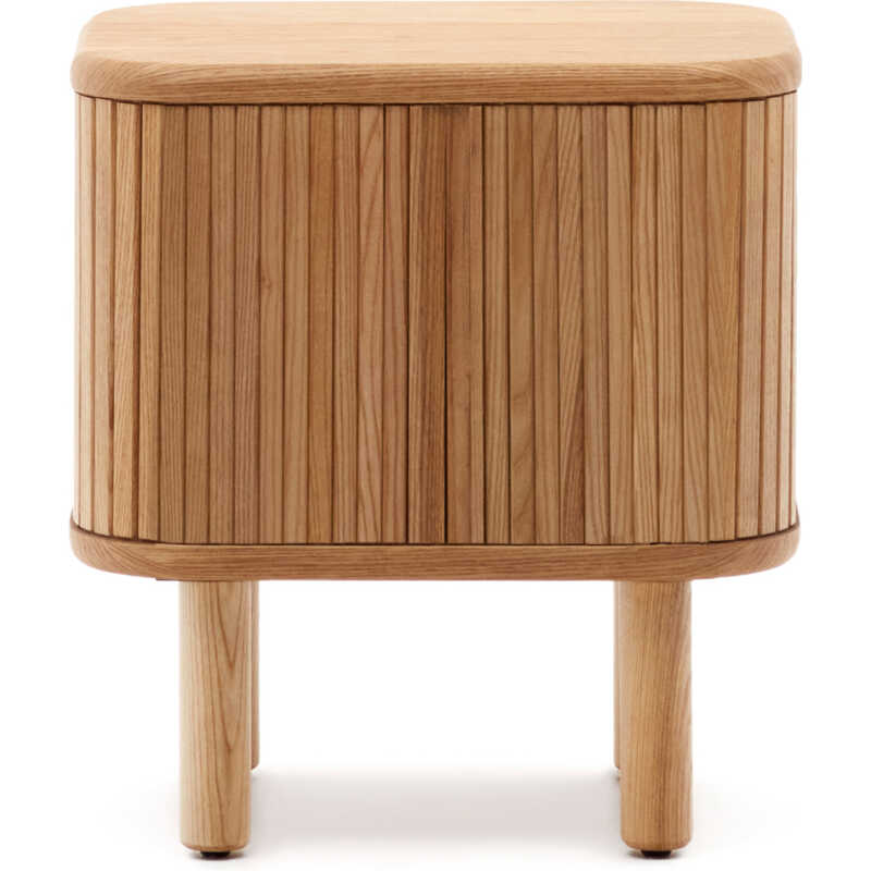 LAFORMA Mailen sängbord i askfanér med naturlig finish 50 x 55 cm