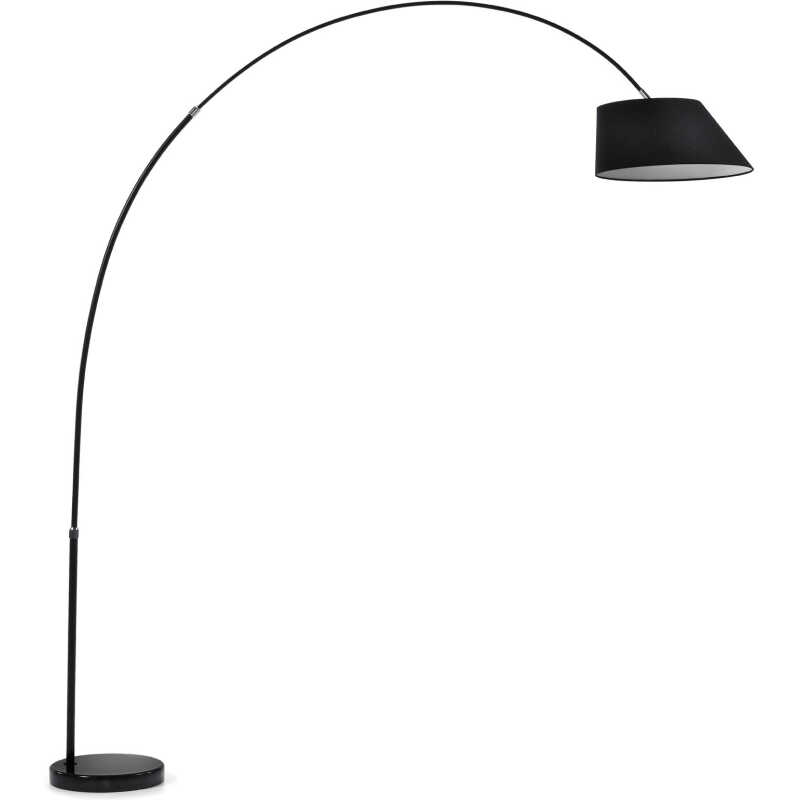LAFORMA May golvlampa - svart bomull, stål och marmor LAFORMA May golvlampa - svart bomull, stål och marmor