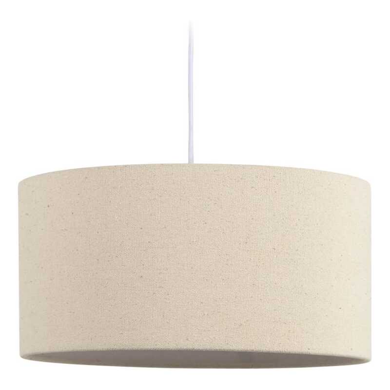 LAFORMA Nazli lampskärm - beige linne och metall LAFORMA Nazli lampskärm - beige linne och metall