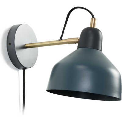 LAFORMA Olimpia vägglampa - guld och blå metall