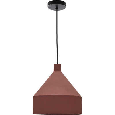 LAFORMA Peralta taklampa, rund - terrakottametall
