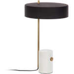 LAFORMA Phant bordslampa - vit marmor och svart metall