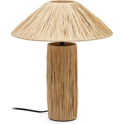 LAFORMA Samse bordslampa i naturlig raffia