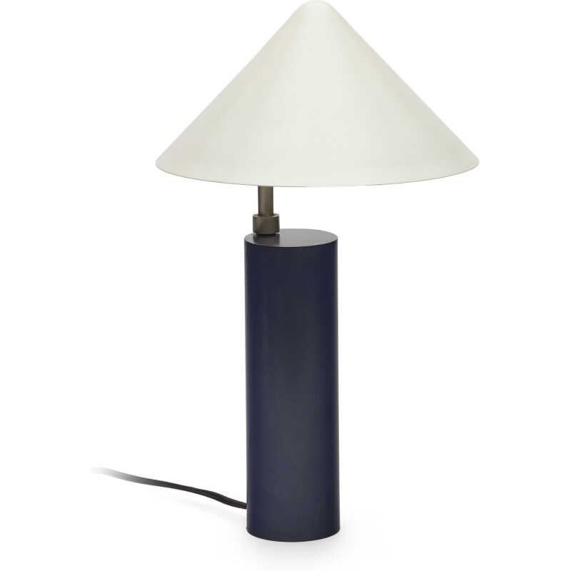 LAFORMA Shiva bordslampa - vitt och blått järn