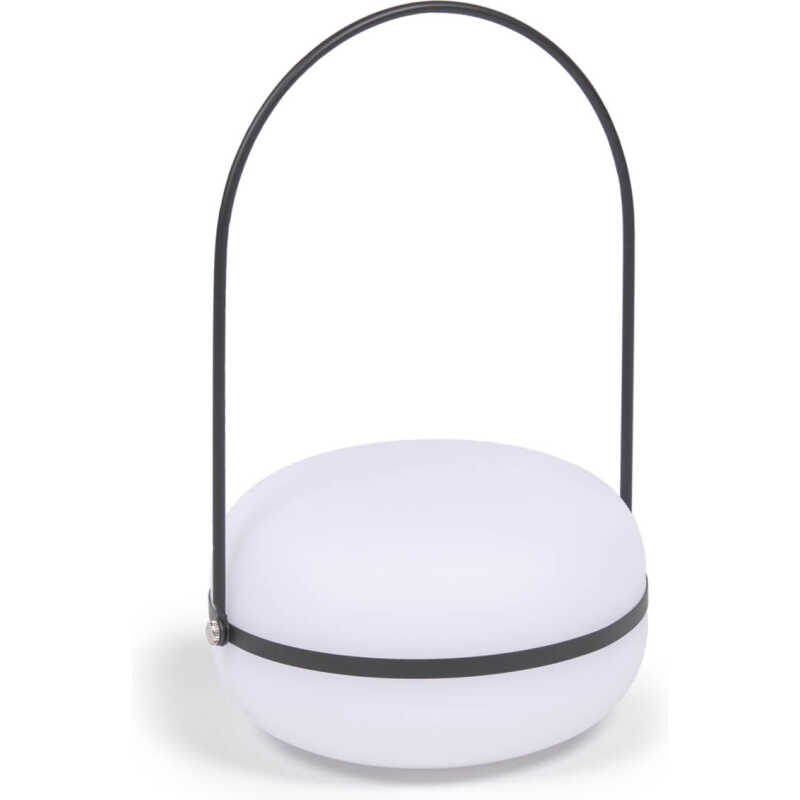 LAFORMA Tebordslampa - vit polyeten och svart järn LAFORMA Tebordslampa - vit polyeten och svart järn