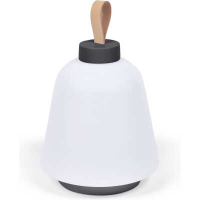 LAFORMA Udiya bordslampa i polyeten och metall med svart finish