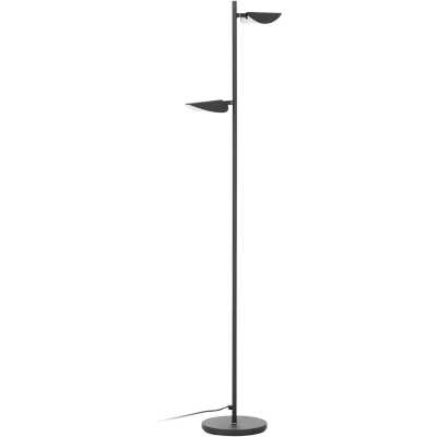 LAFORMA Veleira golvlampa - svart plast, stål och aluminium