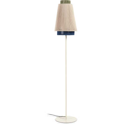LAFORMA Yuvia golvlampa - flerfärgad jute