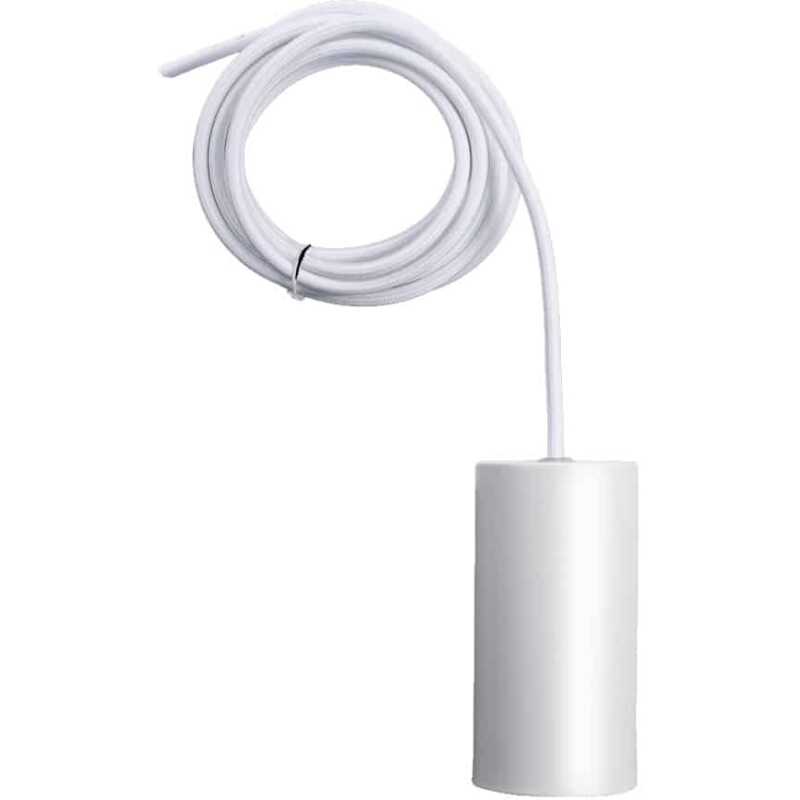 Lampupphäng Vit - Vit textilkabel E27 3m Lampupphäng Vit - Vit textilkabel E27 3m